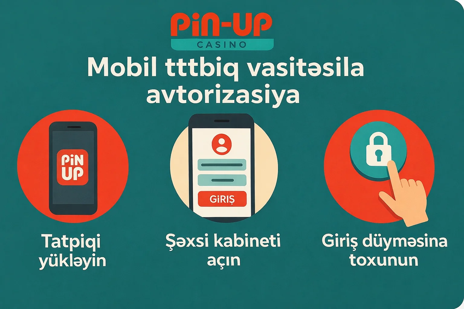 Mobil cihazda kazino girişini pinlə